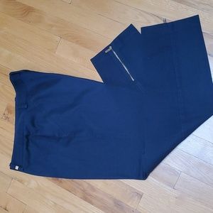 COPY - CALVIN KLEIN Zippered Ankle Straight Leg Pants